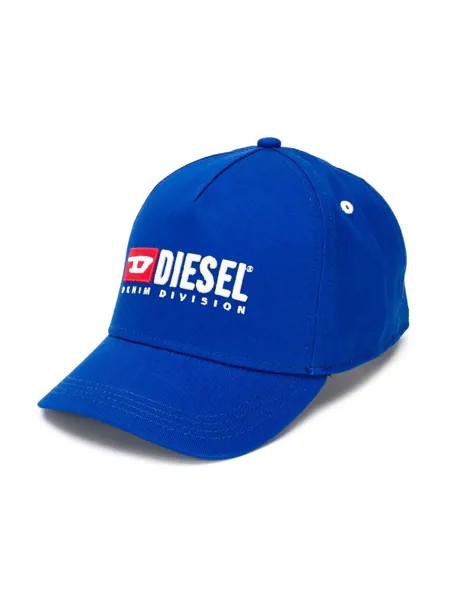 Diesel Kids кепка с вышивкой 'Denim Division'