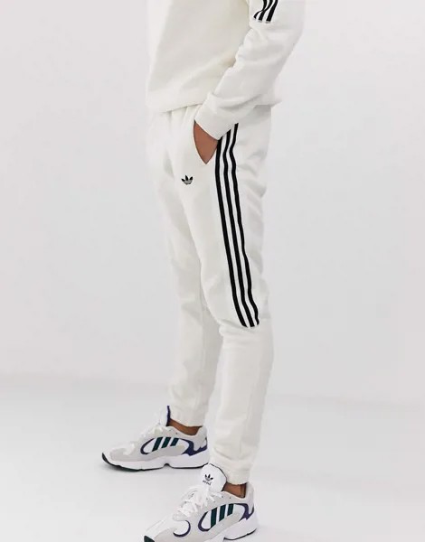 Светлые джоггеры с 3 полосками adidas Originals-Красный