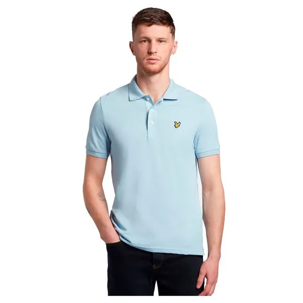 Поло с коротким рукавом Lyle & Scott Plain, синий