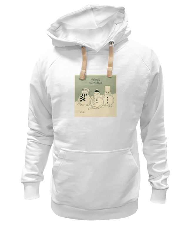 Худи Printio Снеговик белое 2XL