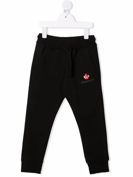 Dsquared2 Kids узкие спортивные брюки с логотипом