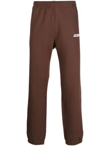 Jacquemus спортивные брюки Le Jogging, коричневый