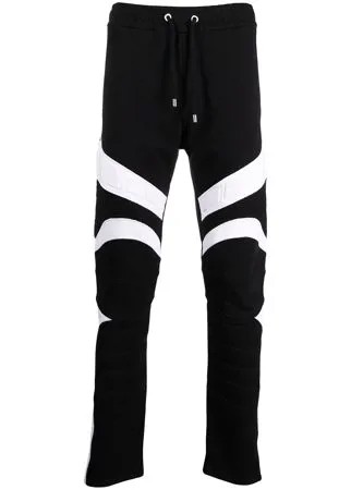 Balmain двухцветные спортивные брюки