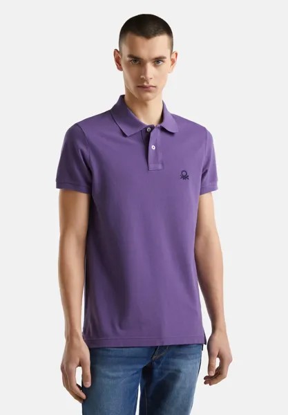 Рубашка-поло United Colors of Benetton, цвет violet