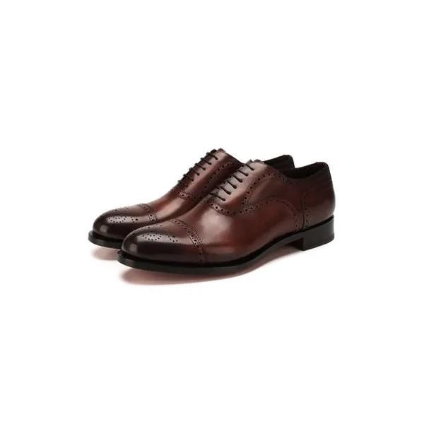 Кожаные оксфорды Santoni
