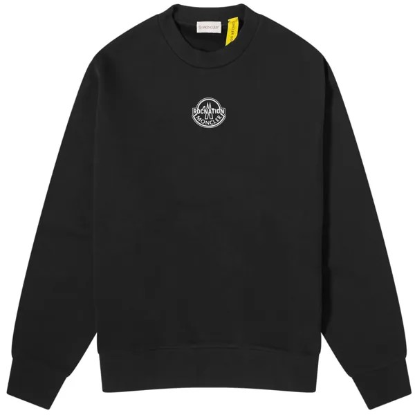 Свитшот Moncler Genius X Roc Nation Crew, черный