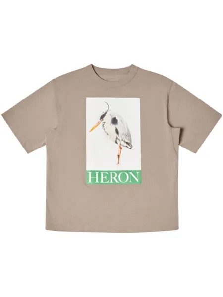 Heron Preston футболка Heron Bird, серый