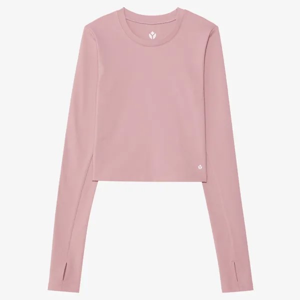 Лонгслив Even&Odd Active Super Soft Cotton Touch, розовый