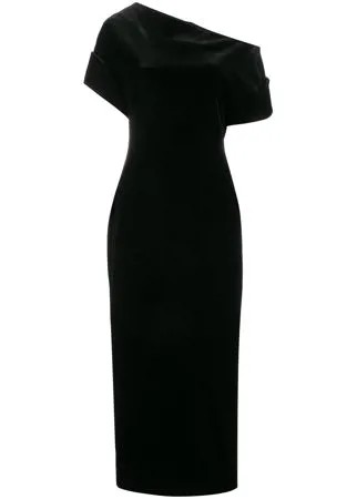 Christopher Kane бархатное эластичное платье с открытыми плечами