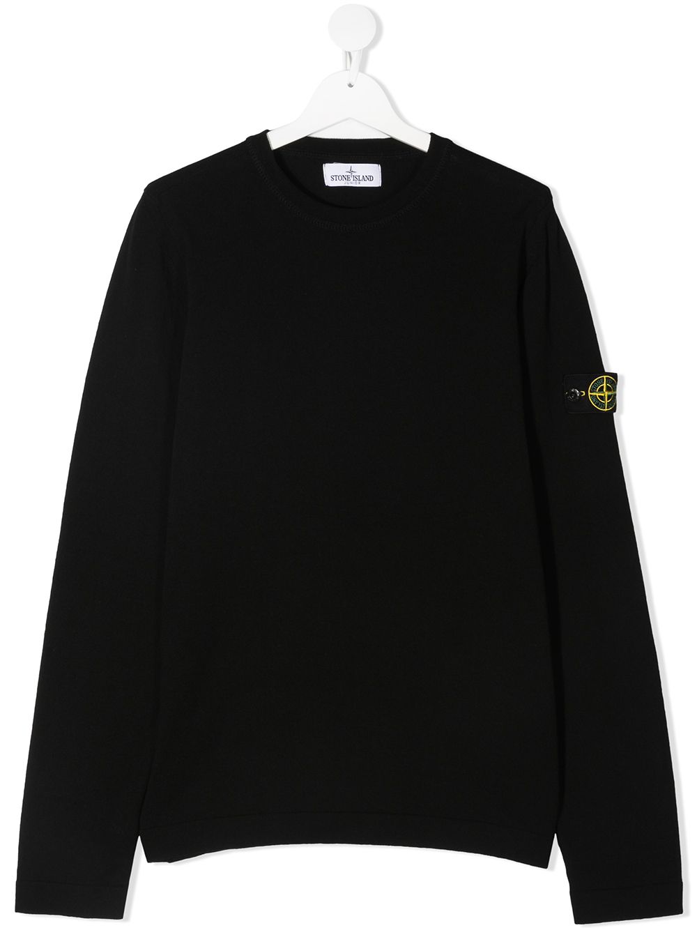 Stone Island Junior толстовка с нашивкой-логотипом