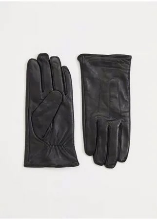 Кожаные перчатки, цвет Черный, размер XL