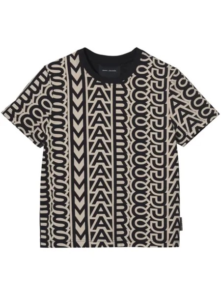 Marc Jacobs футболка Monogram Baby, черный