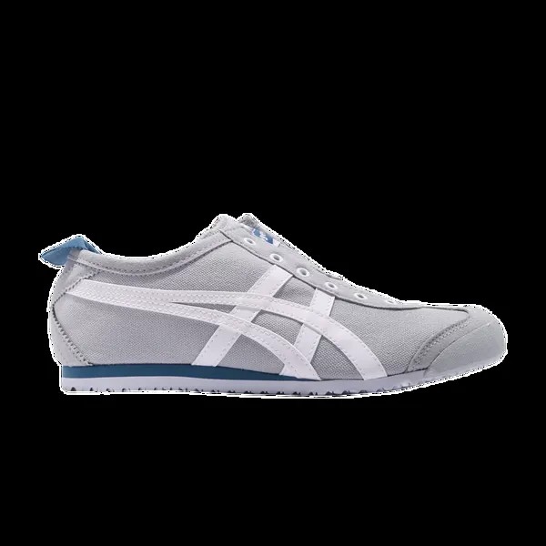 Кроссовки Onitsuka Tiger Mexico 66 Slip-On 'Mid Grey', серый