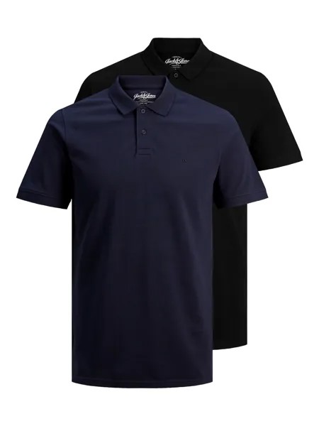 Поло Jack & Jones JJEBASIC POLO 2er Pack, разноцветный