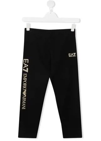 Emporio Armani Kids спортивные брюки с логотипом