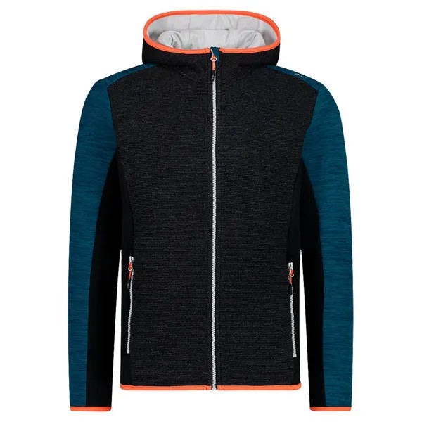 Толстовка на молнии CMP Fix Hood Full Zip 31M1857, синий