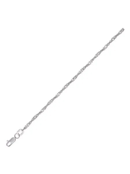Цепочка женская TOP CRYSTAL 40665243 из серебра, 45 см