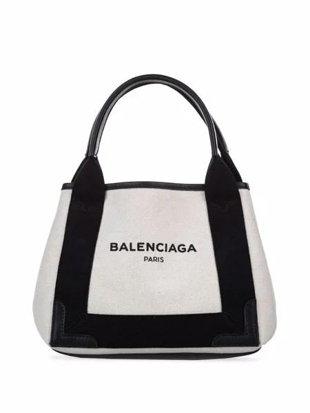 Balenciaga Pre-Owned сумка XS Navy с логотипом