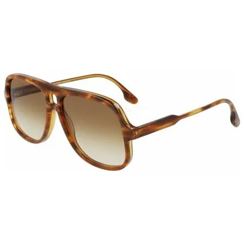 Солнцезащитные очки Victoria Beckham, коричневый