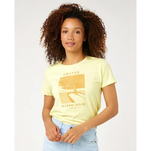 Футболка RIP CURL, размер M, желтый