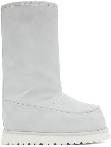 Замшевые ботинки Off-White MM6 Maison Margiela