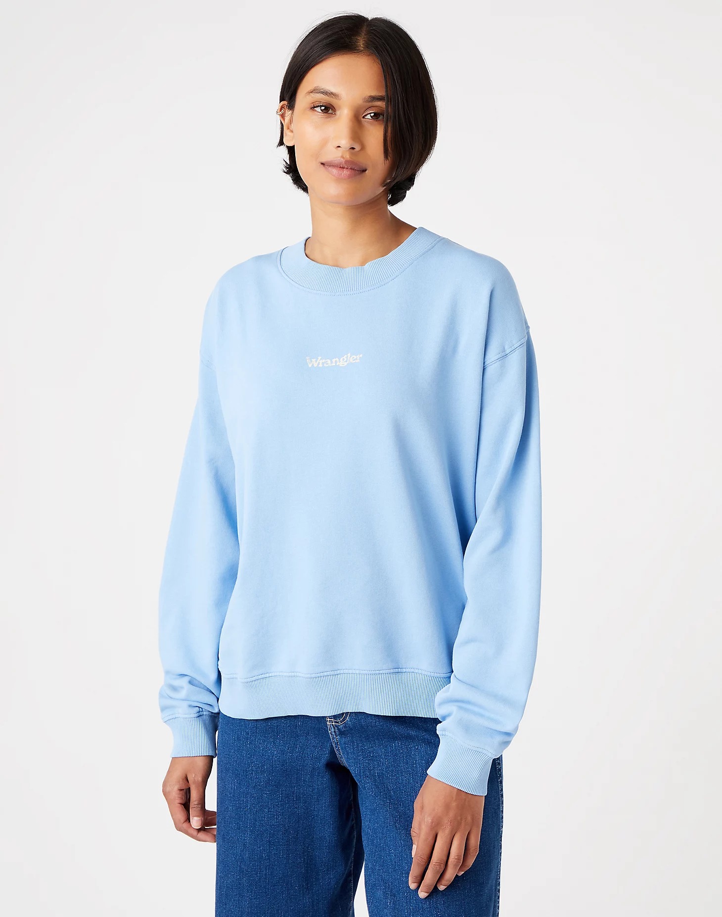 Свитшот женский Wrangler RETRO SWEAT голубой XS