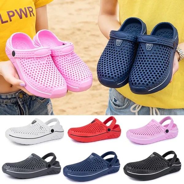 Мужчины женщины тапочки Открытый сандалии Главная сад Comfy Клоги Пляж обувь водной обуви