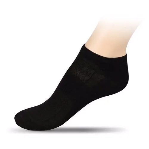 Носки спортивные укороченные хлопок ЛВ18 38-40 Черный