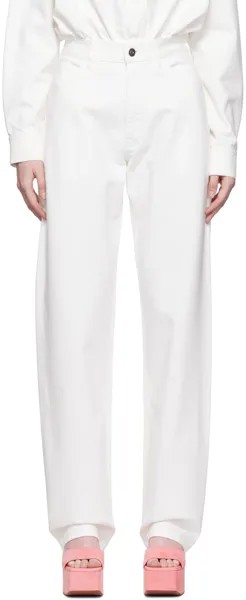 Белые джинсы любовника ALAÏA