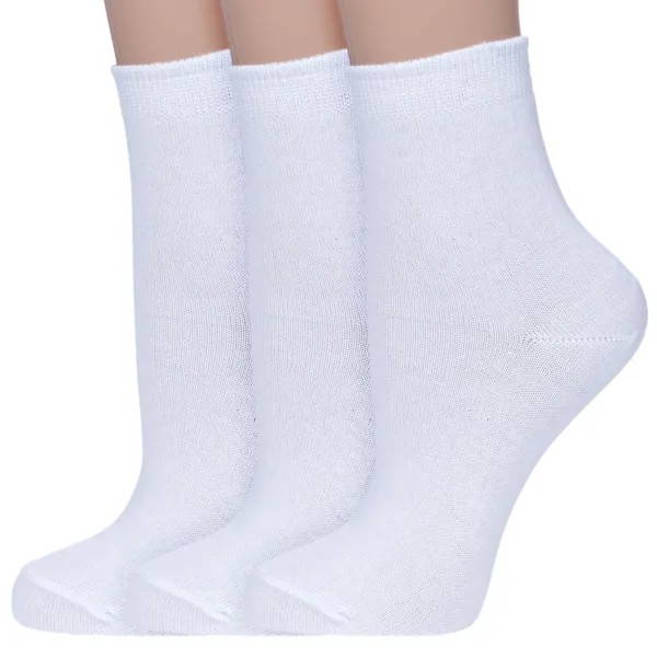 Комплект носков женских НАШЕ 3-2С7 белых 25