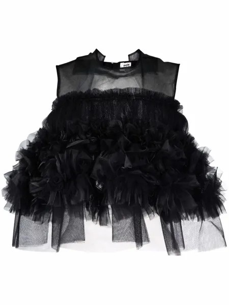 Comme Des Garçons Noir Kei Ninomiya топ с оборками