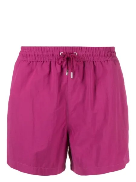Paul Smith плавки-шорты с лампасами, розовый