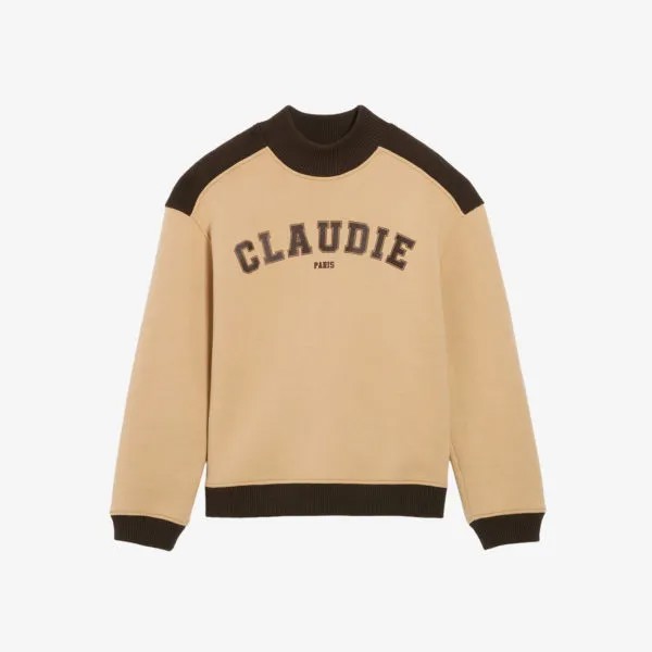 Толстовка из хлопкового джерси с логотипом теоремы Claudie Pierlot, цвет divers