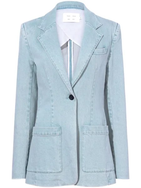 Однобортный пиджак Freya Proenza Schouler White Label, синий