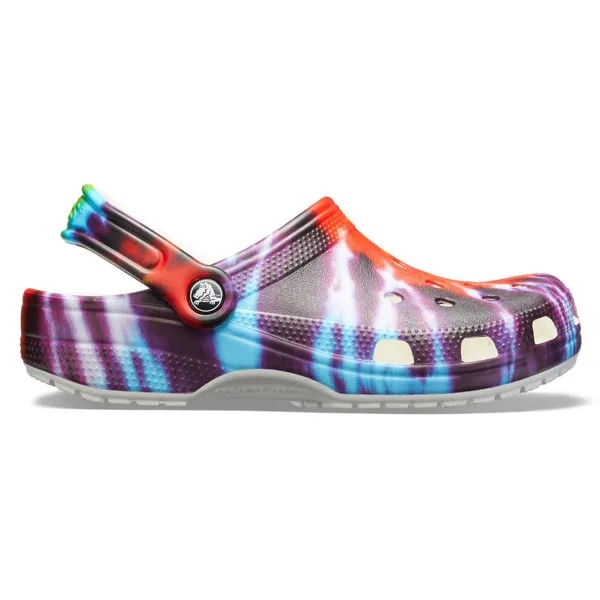 Сабо Crocs Classic Tie Dye Graphic, разноцветный