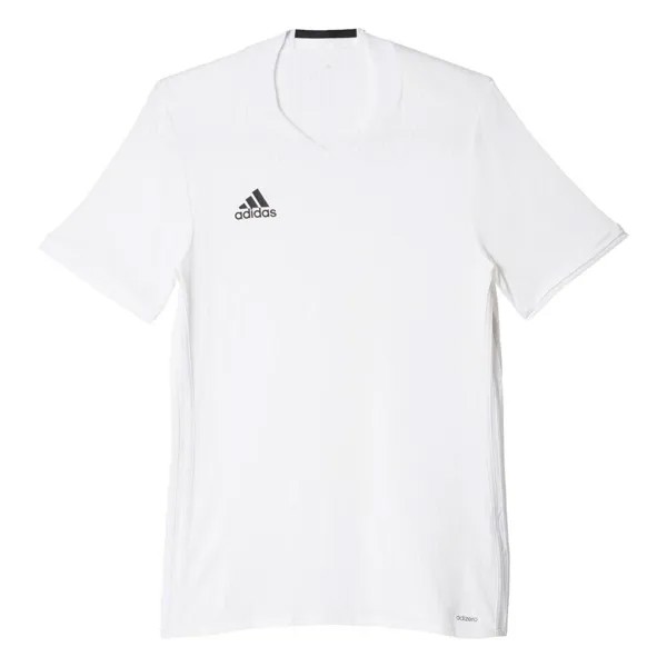 Белая молодежная футбольная тренировочная футболка Adidas Condivo 16 с короткими рукавами НОВАЯ