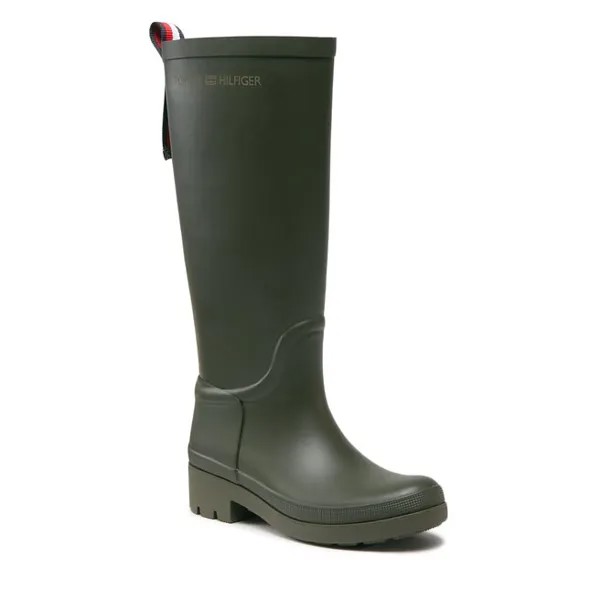 Ботинки Tommy Hilfiger TommyRubberboot, хаки