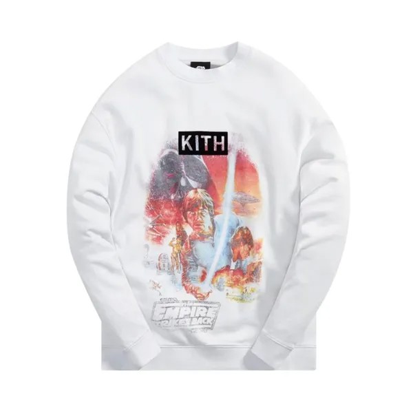 Толстовка Kith For Star Wars Empire Crewneck 'White', белый