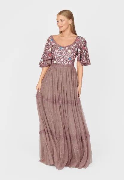 Вечернее платье Alina Embellished And Embroiday Maryisa, лиловый