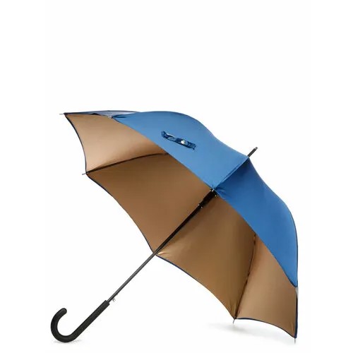 Зонт-трость ELEGANZZA, коричневый, синий