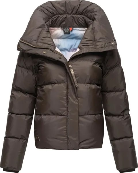 Пуховик ragwear Übergangsjacke Lunis, цвет Dark Choco