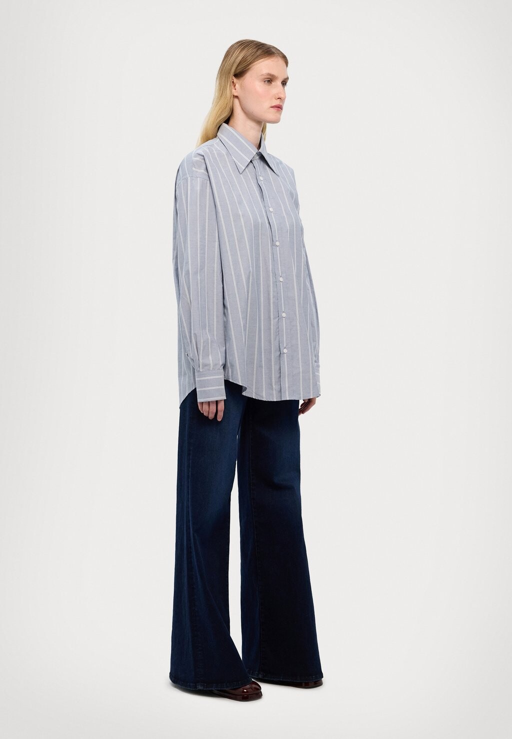 Рубашка-блузка SHIRT Filippa K, светло-серый