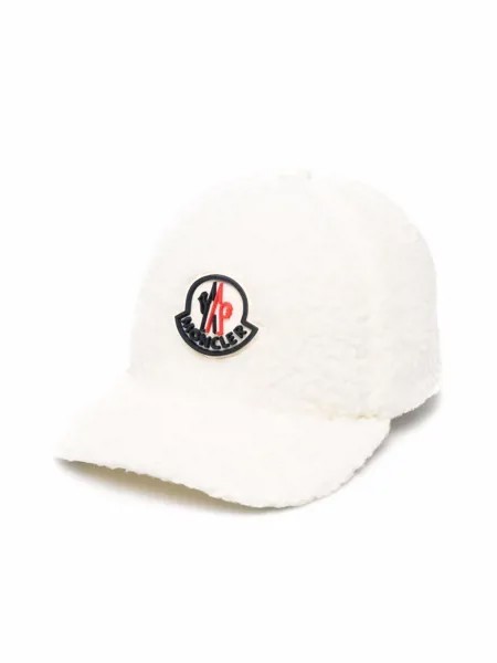 Moncler Enfant кепка с нашивкой-логотипом
