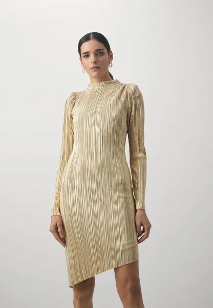 Элегантное платье GROUNDBERRY MAGGIE DRESS Bruuns Bazaar, золото