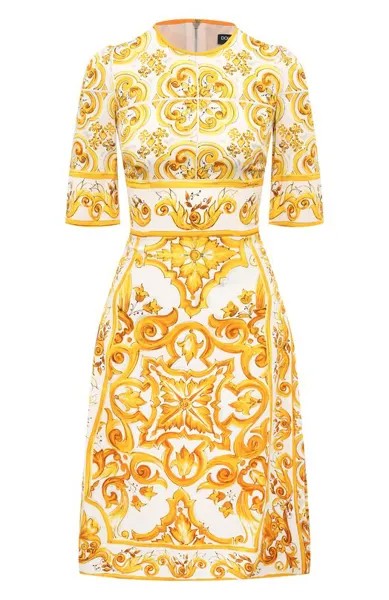 Шелковое платье Dolce & Gabbana