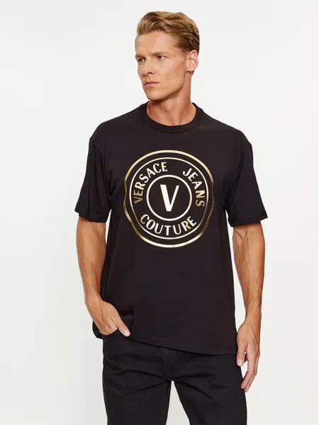 Футболка стандартного кроя Versace Jeans Couture, черный