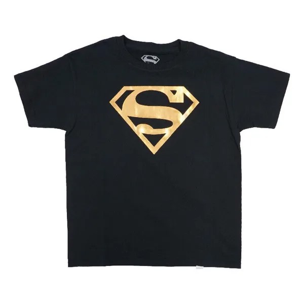 ЮНОШЕСКАЯ ФУТБОЛКА SUPERMAN ИЗ ЗОЛОТОЙ ФОЛЬГИ ДЛЯ МАЛЬЧИКОВ
