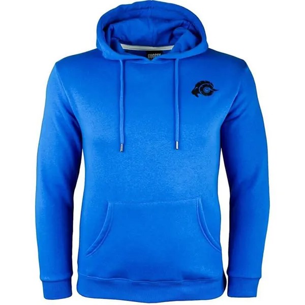 GUGGEN Mountain H02 мужская толстовка с капюшоном из флиса с капюшоном и длинными рукавами на открытом воздухе, цвет blau