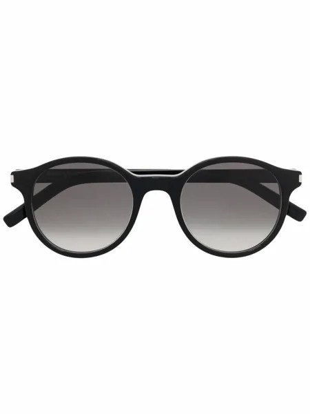Saint Laurent Eyewear солнцезащитные очки в круглой оправе