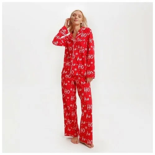 Пижама , размер 40, красный